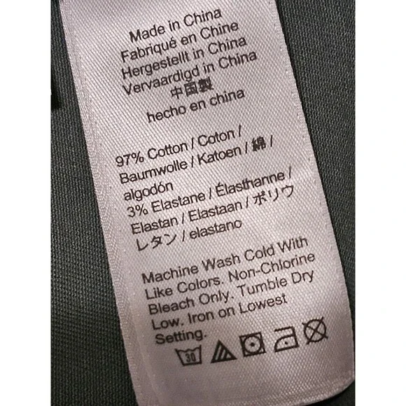 J. Crew Dress  Womens  Zip Front Chino 8  Long Sleeve Gree Granolagirl Academia - Picture 14 of 16